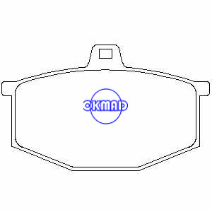 RENAULT 4 Caixa 5 Pastilha de freio OEM: 7701200734 FDB176 GDB405 GDB647 WVA: 20480, FF176